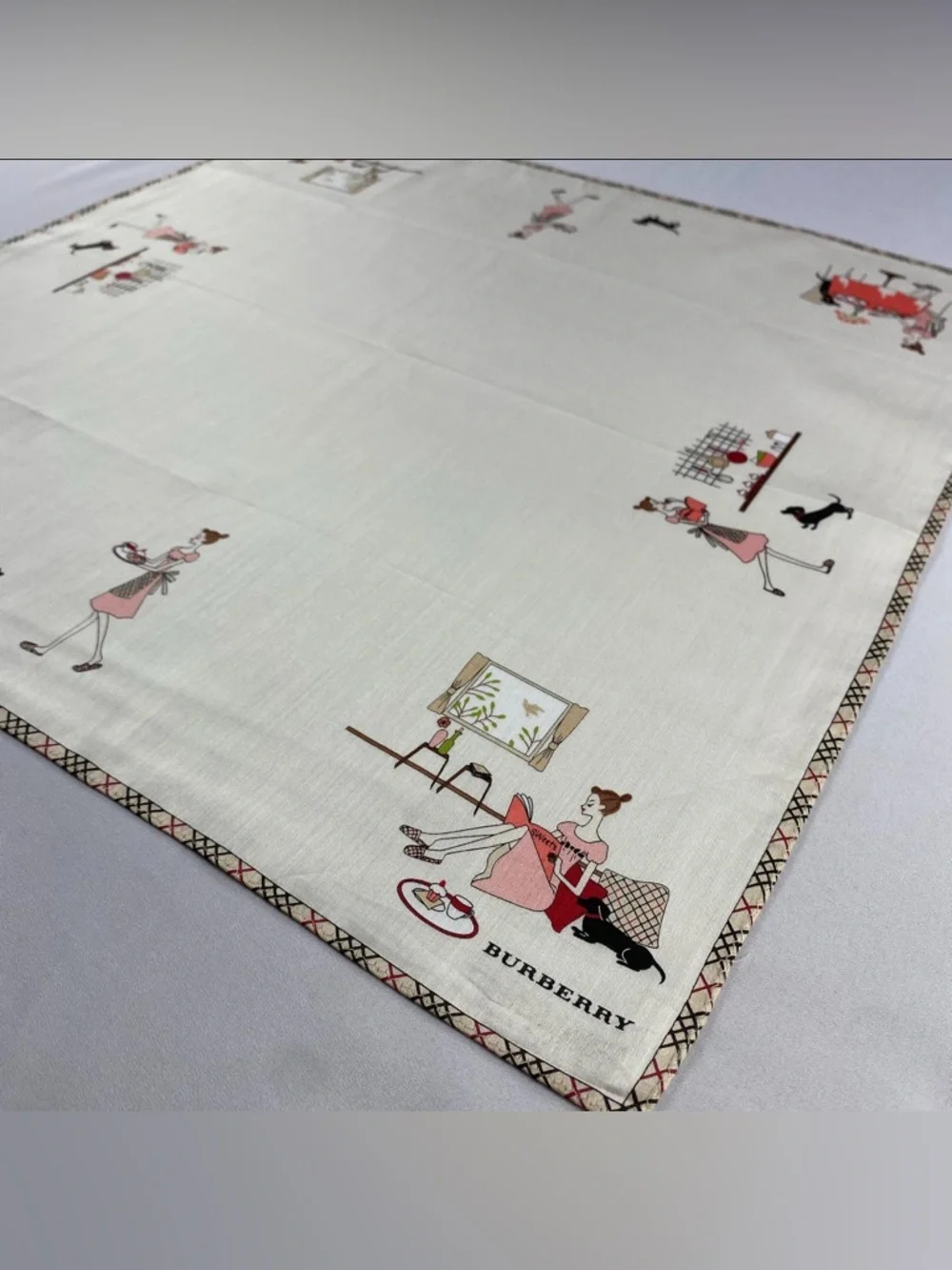 Burberry Nova Check Tote Bag with Vintage Authentic Burberry Scarf. - Picture 15 of 16